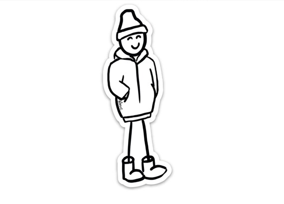 Stickman Stickers for Sale