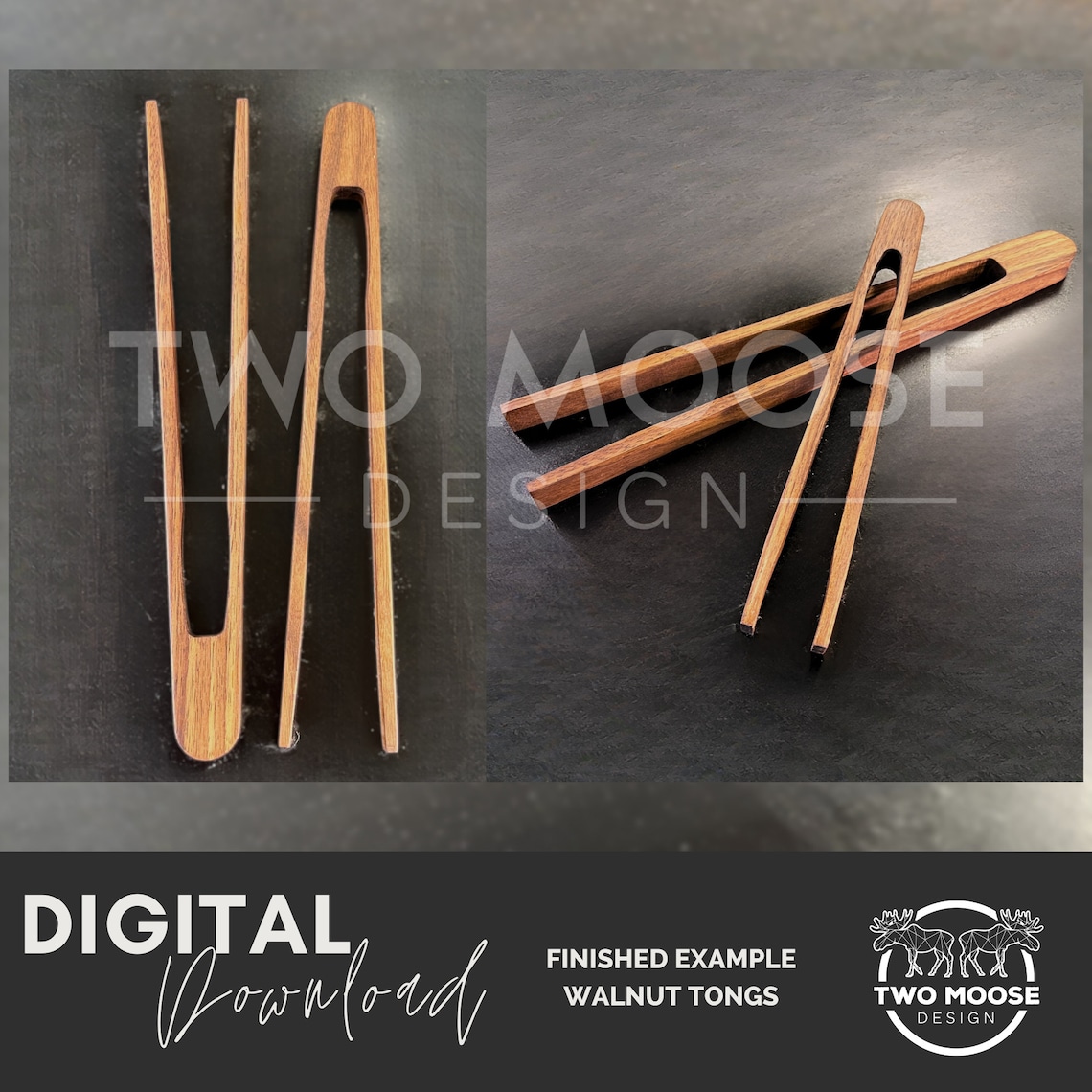 Toaster Tongs SVG File CNC tongs File Project Cooking Tongs Template Etsy