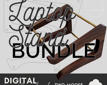 Laptop Stand Bundle SVG-Datei - CNC
