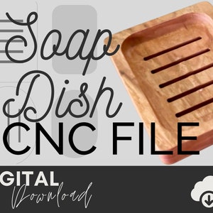 Soap Dish SVG File - CNC Project - Soap Tray CNC File