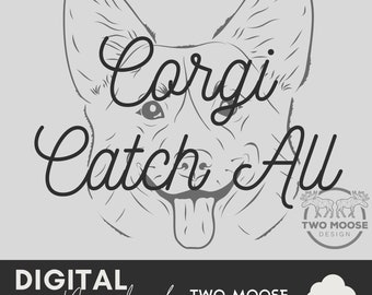 Corgi SVG ファイル - キャッチオールトレイ CNC プロジェクト ファイル