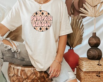 Pumpkin Season TShirt, Pumpkin Shirt, Fall Shirt, Autumn Shirt, Trendy Fall Shirts, Fall Season, Cute Fall Shirts