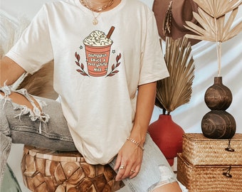 Pumpkin Spice and Everything Nice TShirt, Coffee Lover Shirt, Fall Shirt, Pumpkin Spice Shirt, Autumn Shirt, Cute Fall Shirt, Fall Season