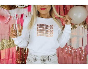 Esthetician Long Sleeve Shirt, Makeup Artist Shirt, Beauty Shirt, Gift For Esthetician, Esthetician Student Shirt, Beauty Industry
