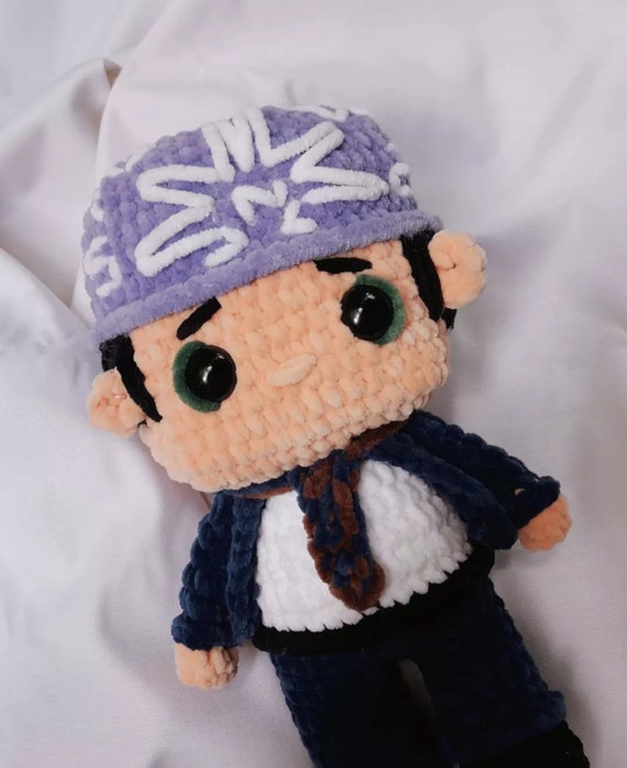 Prison Mike Amigurumi Plushie Doll/ Michael Scott Crochet Doll