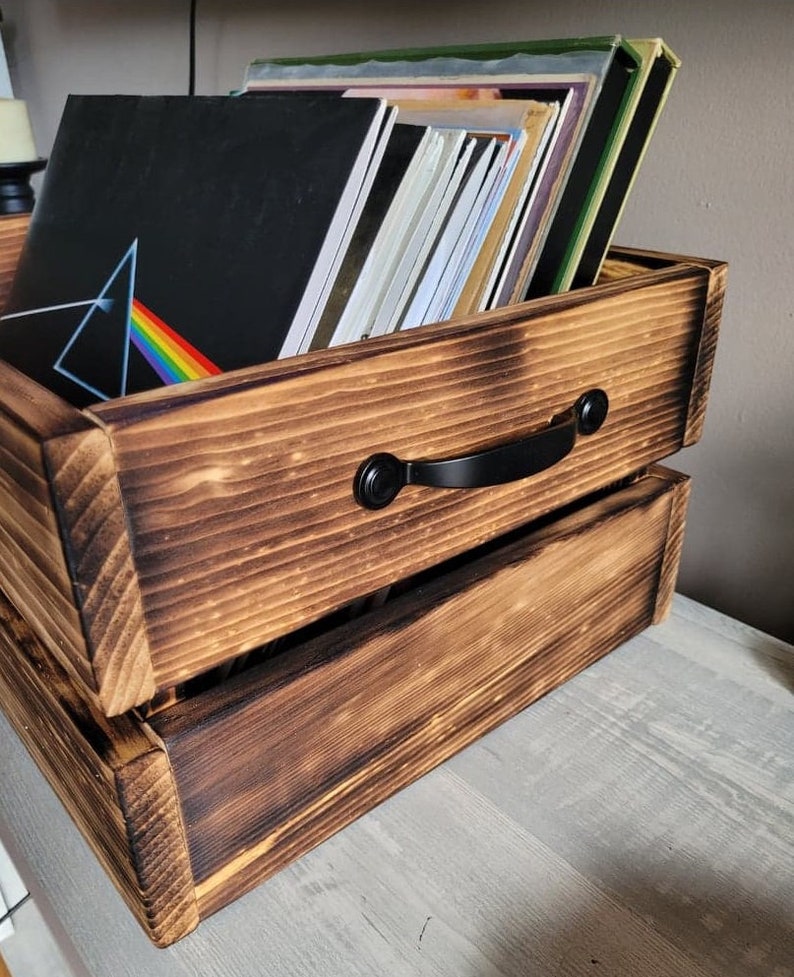 Extralarge Rustic Wooden Crate Storage Box Home Decor Etsy