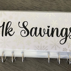 Christmas Scratch Off 1K Savings Challenge Binder