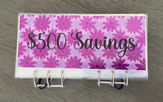 Scratch off 500 Savings Challenge Binder - Etsy