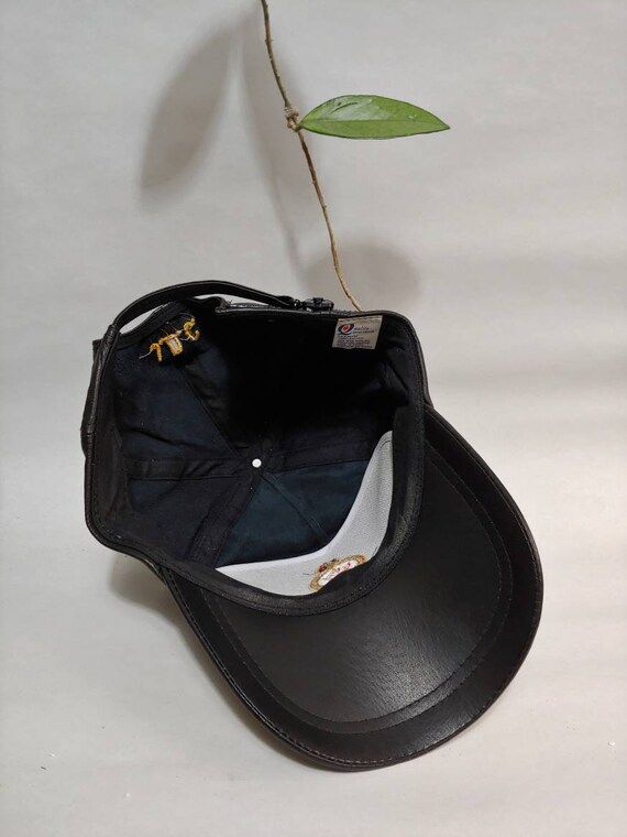 Canadian Legion J.D.C Vintage Leather Strapback Hat Gem