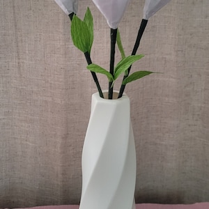 White Paper Lily Flowers, White Flower Lily Bouquet