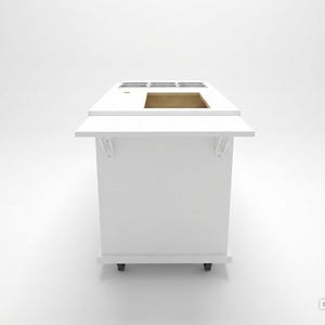Collapsible Mini Dutch Pancake Food Cart | Mobile Dessert Serving Station for Events image 3