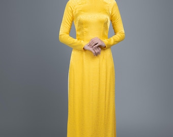 Tela de brocado Ao Dai con seda tailandesa Tuan