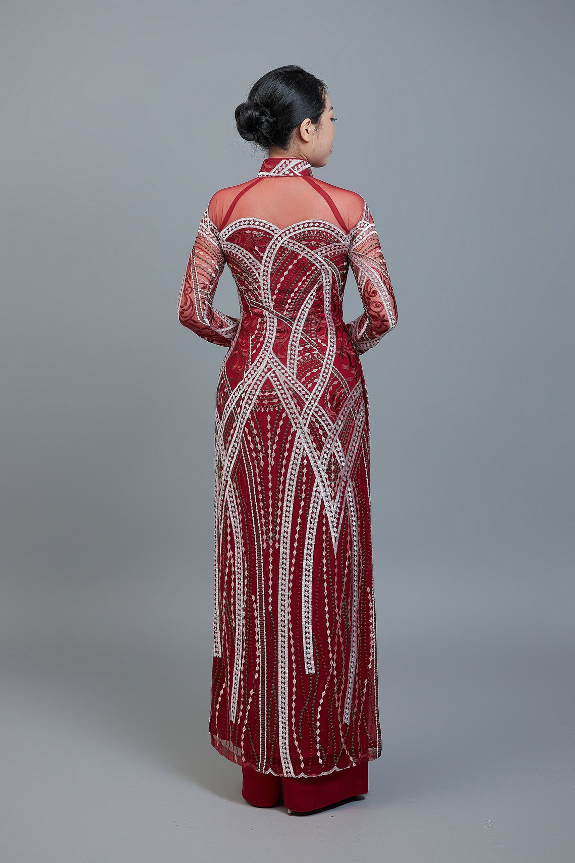 Aoi Lace Pintuck Dress