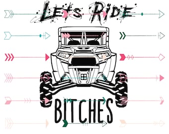 Lets Ride Bitches PNG Download digitale