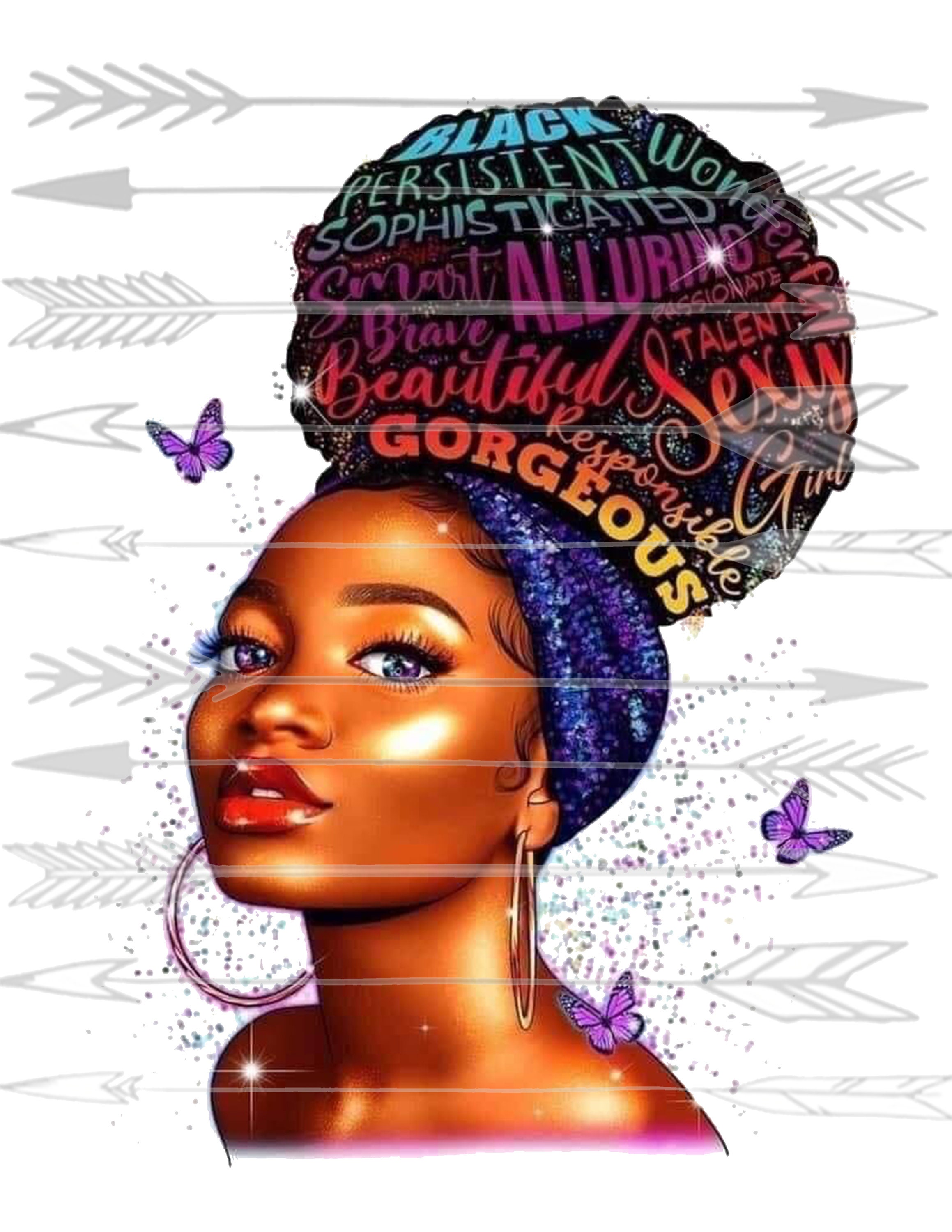 Blessed Queen Design PNG Digital Download