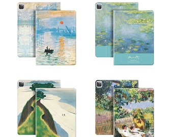 Impressionist iPad Case | Oil Painting iPad Cover | Monet iPad Case | Aesthetic iPad Cover | Masterpieces iPad Case | iPad Holder