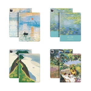 Impressionistische iPad Hülle | Ölmalerei iPad Hülle | Monet iPad Hülle | Ästhetische iPad Hülle | Masterpieces iPad Case | iPad Halter