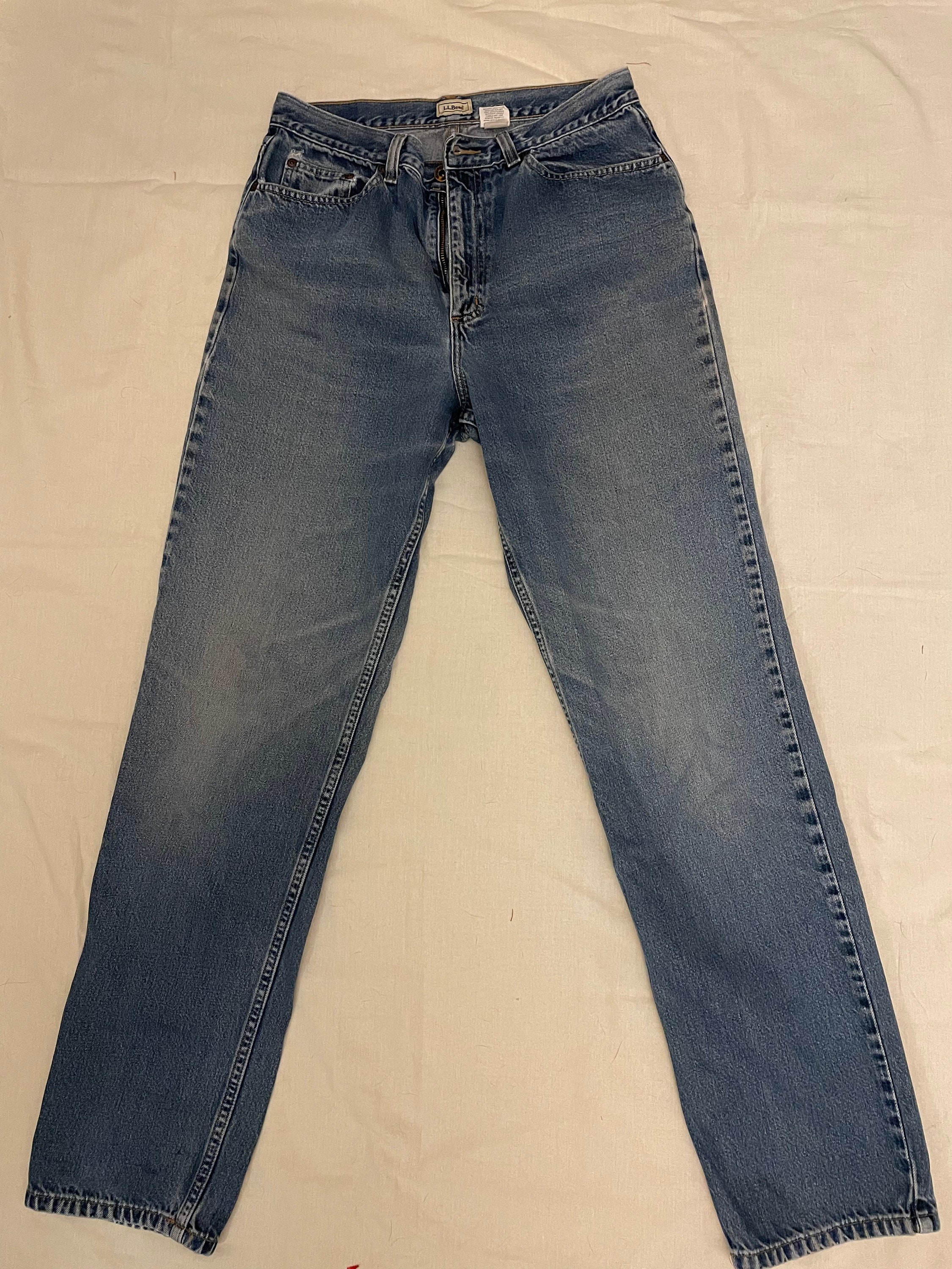 Vintage High Waisted LL Bean Jeans W32 Etsy UK