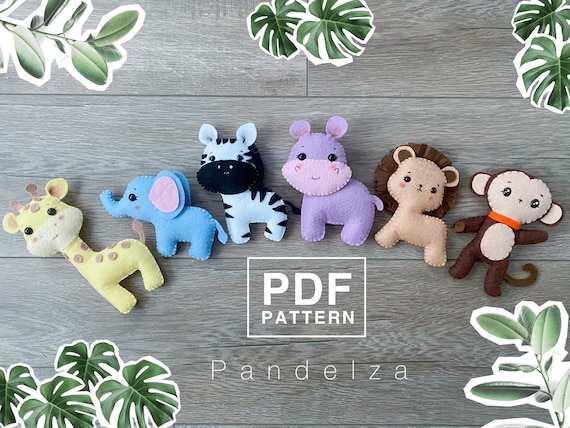 Peluche animaux jungle sale
