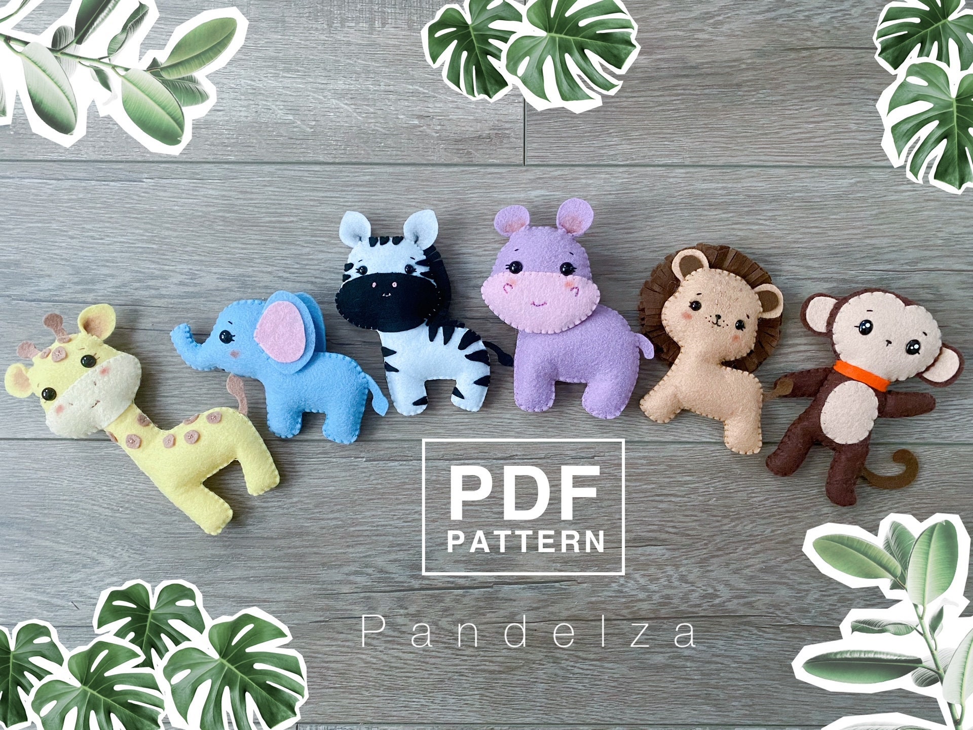 PDF Pattern Rainbow friends Orange and Pink felt sewing pattern and  tutorial. DIY Roblox toys. Great DIY gift for your little one.