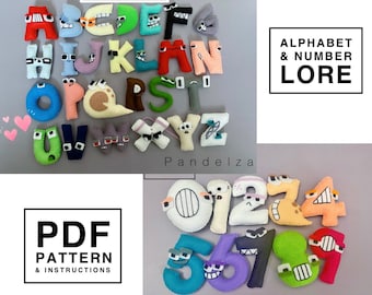 Alphabet Lore letter A felt stuffed toy. Hand sewing toy., Pandelza Felt  Crafts, Pandelza Felt Crafts · Original audio