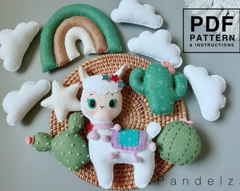 Alphabet Lore A-Z PDF Patterns and Tutorial. Easy Sewing Felt Toys. DIY Toys  for Your Little One. Learning Alphabet. 