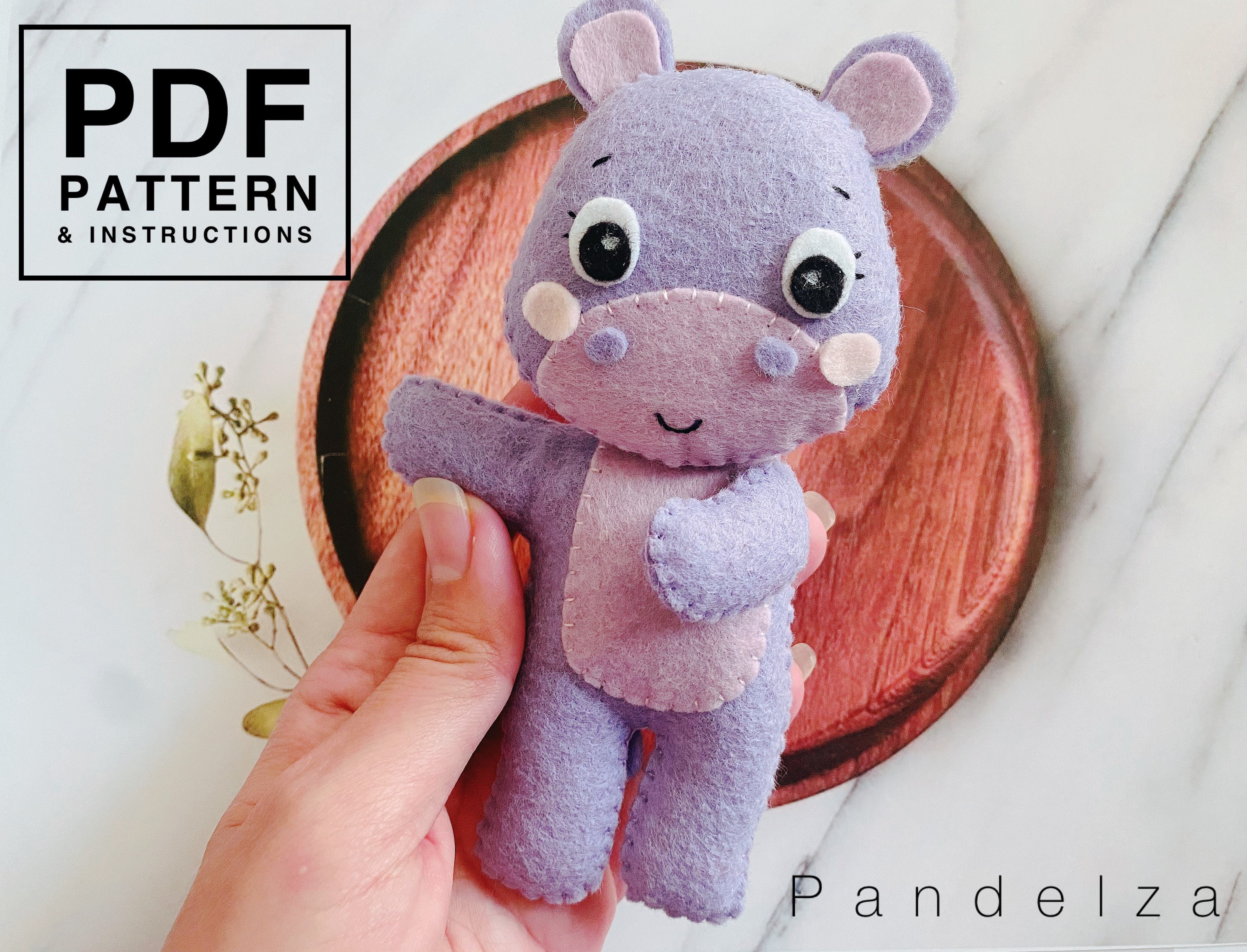 Rainbow Friends Blue PDF Pattern. DIY Roblox Monster Felt Pattern. Easy  Hand Sewing Pattern With Tutorial. Great DIY Gift for Kids. 
