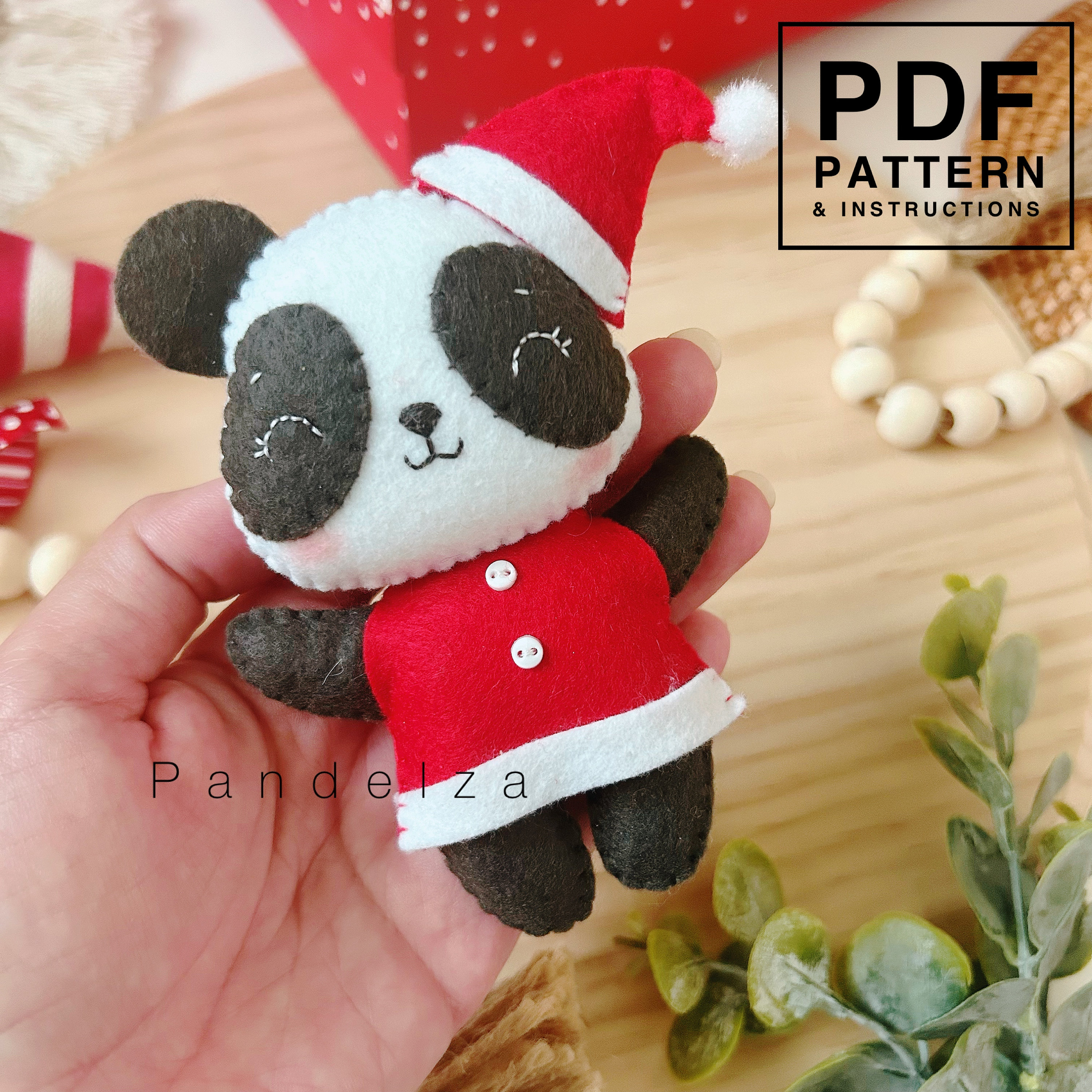 Arctic Animals Set PDF Pattern. Easy Hand Sewing Felt Plush. DIY Toy/ Baby  Mobile/ Ornament/ Garland. Arctic Fox/ Reindeer/ Snow Owl/ Hare.. 