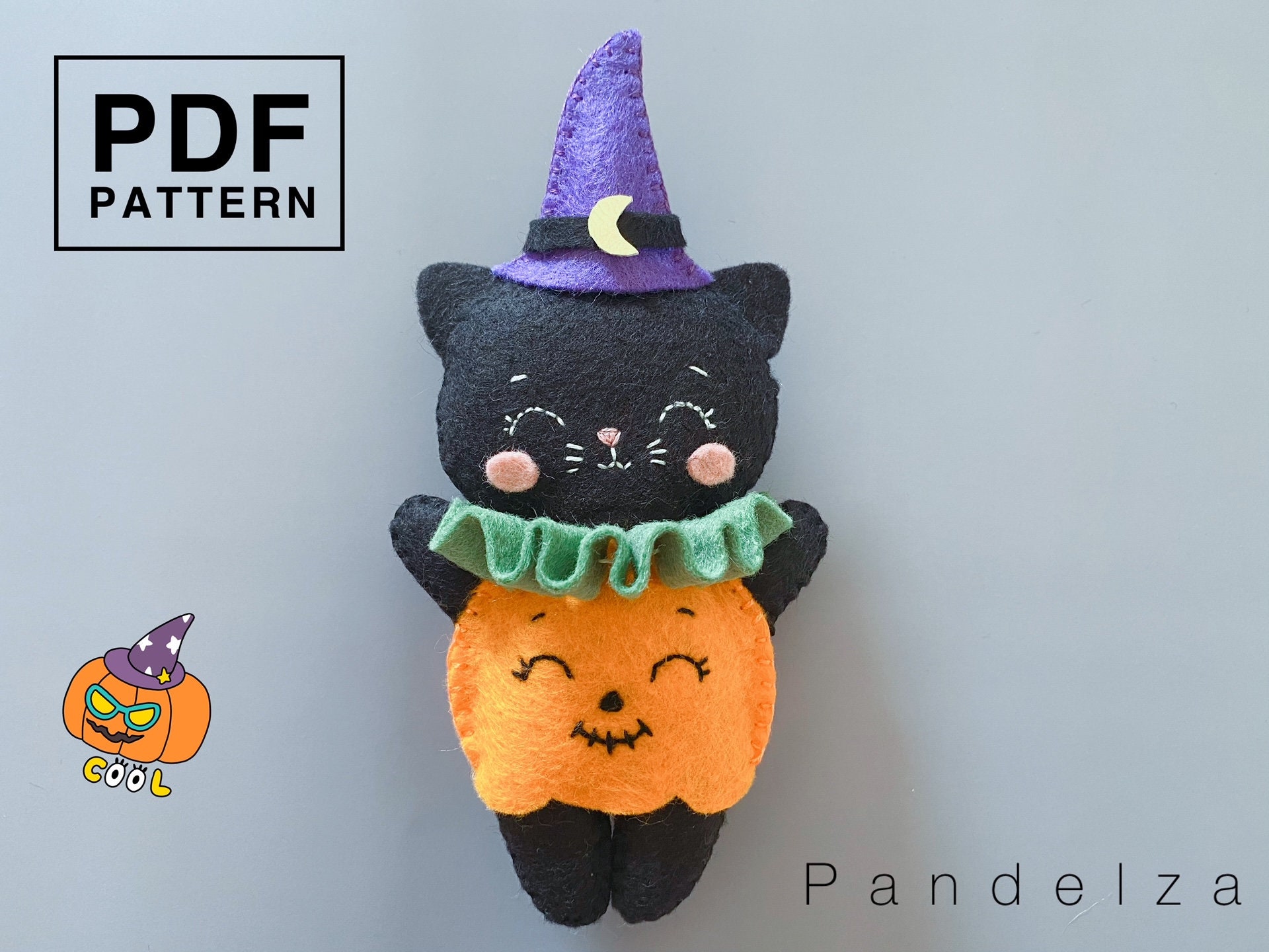 PDF Pattern Garten of ban ban Nab Nab felt sewing stuffed toy. Easy DIY  hand sewing toy pattern and tutorial. Great gift for kids.