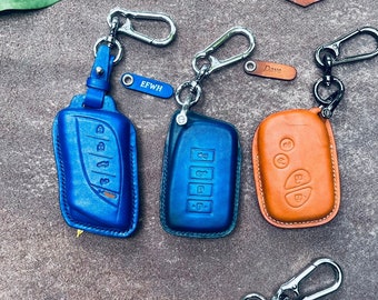 8 Types Fob Lexu for LS LX Lc Ux Nx Gs Rx Es Gx Rc Is Hs Fob Leather Key Fob Cover Case Lexu Rfc Ls600 Lx570 Sport Keychain Remote Holder