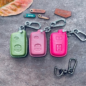 Cover For Gt86 Land Cruiser Lc200 Prado 86 Prius Rav4 Avalon Highlander Venza 4Runner Sequoia Key Cover Case Cover Keychain Remote Holder