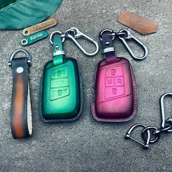 10 Types Key Cover For Atlas Cross Sport 2023 2024 Key Fob Cover Case leather Keychain Keyless Remote Holder Shell Protect keyring Custom