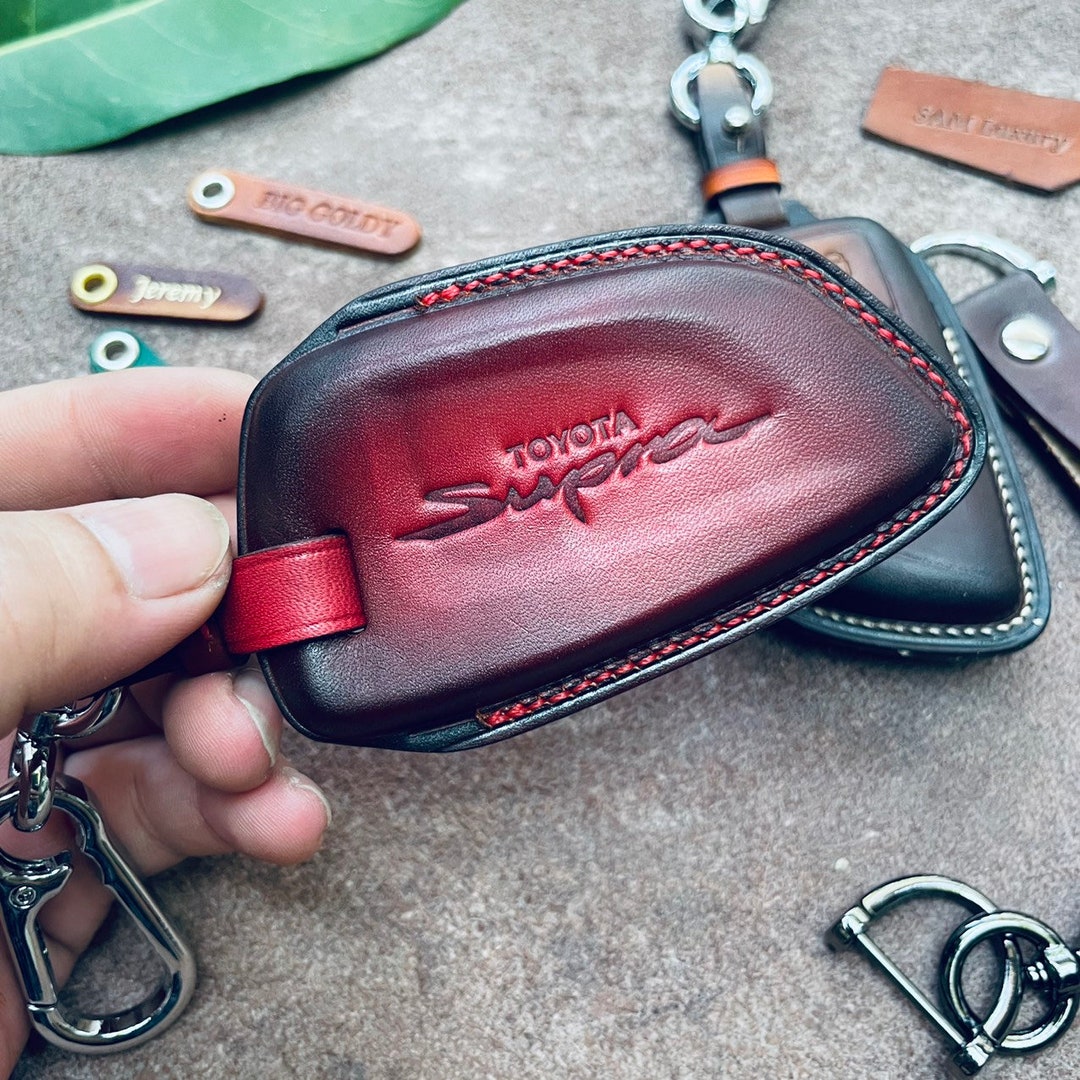For Toyota Supra A90 Mk5 Supra Key Fob Cover Case Leather 2021 Etsy