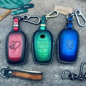 For Rav4 key fob cover Case Leather Venza Rav4 Keychain 2025 2024 2026 Rav 4 bz4x Keyless Remote Holder Protect Keyless Shell Clip Pouch
