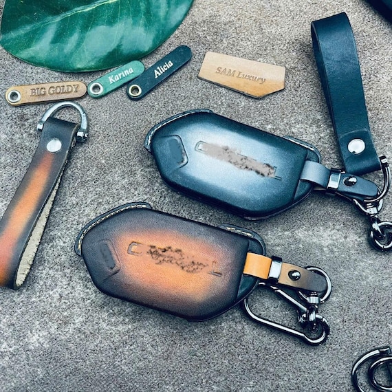 ALL TYPE for 2021 2025 Telluride Carnival Prestige Carens Sorento Sportage Stinger Key Fob Cover Case Leather Keychain Keyless Remote Holder Etsy