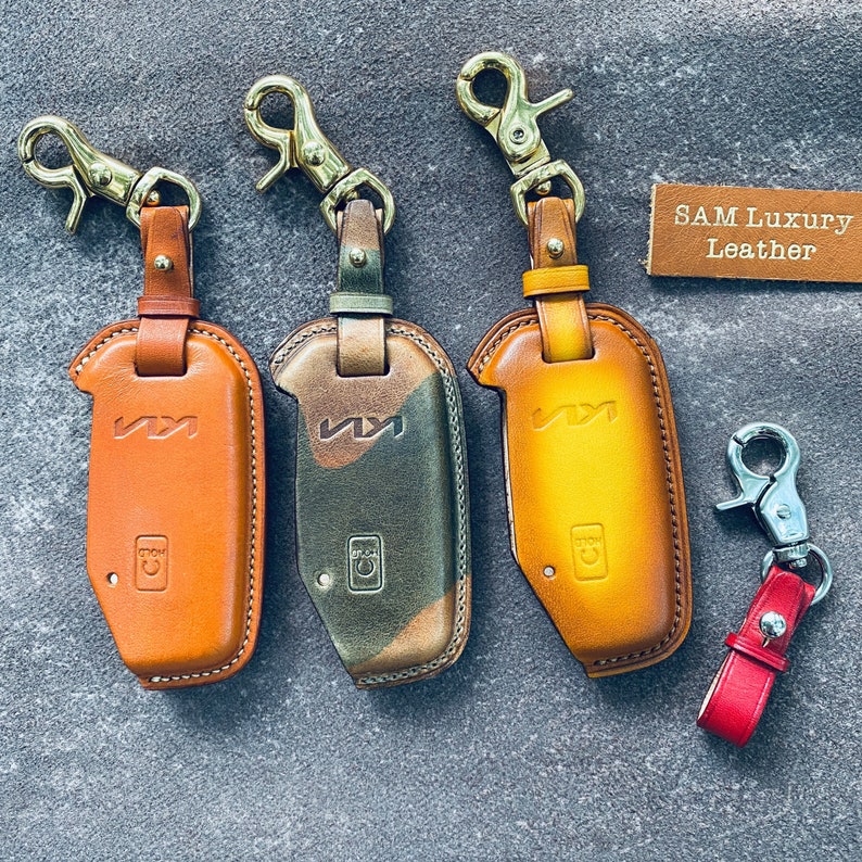 KIA Telluride Seltos New Logo 2021 2022 Leather Key Fob Cover Etsy UK