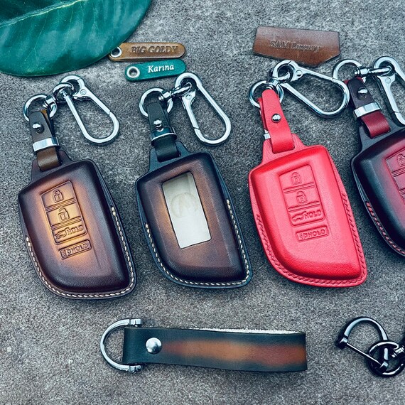 for 2023 2024 Acura Key Fob Cover Case Leather Acura Integra Lx Mdx Rdx Tlx Ilx Rlx TSx Remote Keyless Keychain Holder Protect Accessories