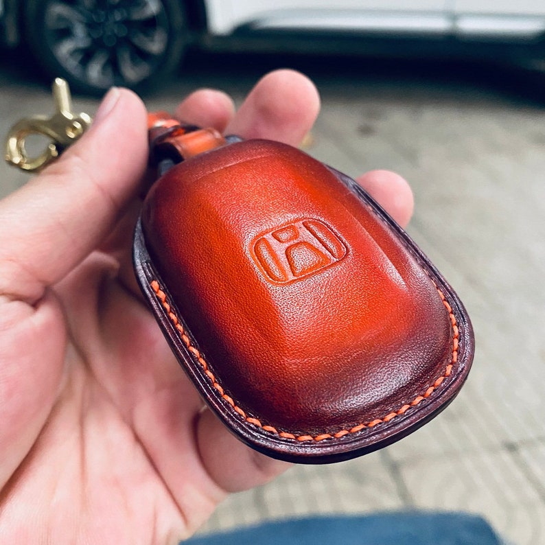2022 2023 Honda Key Fob Cover Leather Key Fob Case Hond Civic Etsy