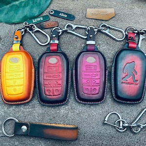 Custom Für Sienna Xse Xle Woodland Edition Limited Platinum Key Fob Abdeckung Fall Leder Schlüsselbund Keyless Fernbedienung Halter Schlüsselanhänger 2024 2025