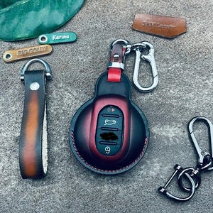 For Mini Countryman Clubman F54 F55 F56 F57 F60 F R Paceman Jcw Hatchback Key Fob Cover Case Remote Keyless Holder Keychain Girl Women