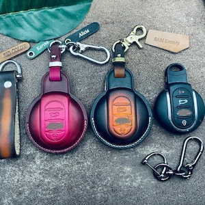 ALL Types Mini Countryman Clubman Hardtop F55 F56 F57 F60 F r Paceman Jcw Hatchback Key Fob Cover Case Remote Keyless Holder Keychain Women