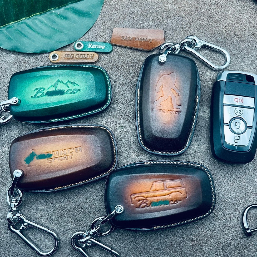 For Bronco Sport Sasquatch Outer Banks Badlands Wildtrak Key Fob Cover