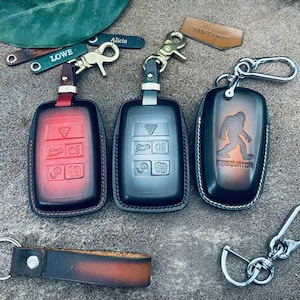 Custom Key Fob Cover Case Fit for Rover A9 Ranges Sport Evoque Freelander Vogues Sv Velars Key Remote Holder defenders Keychain Keyless