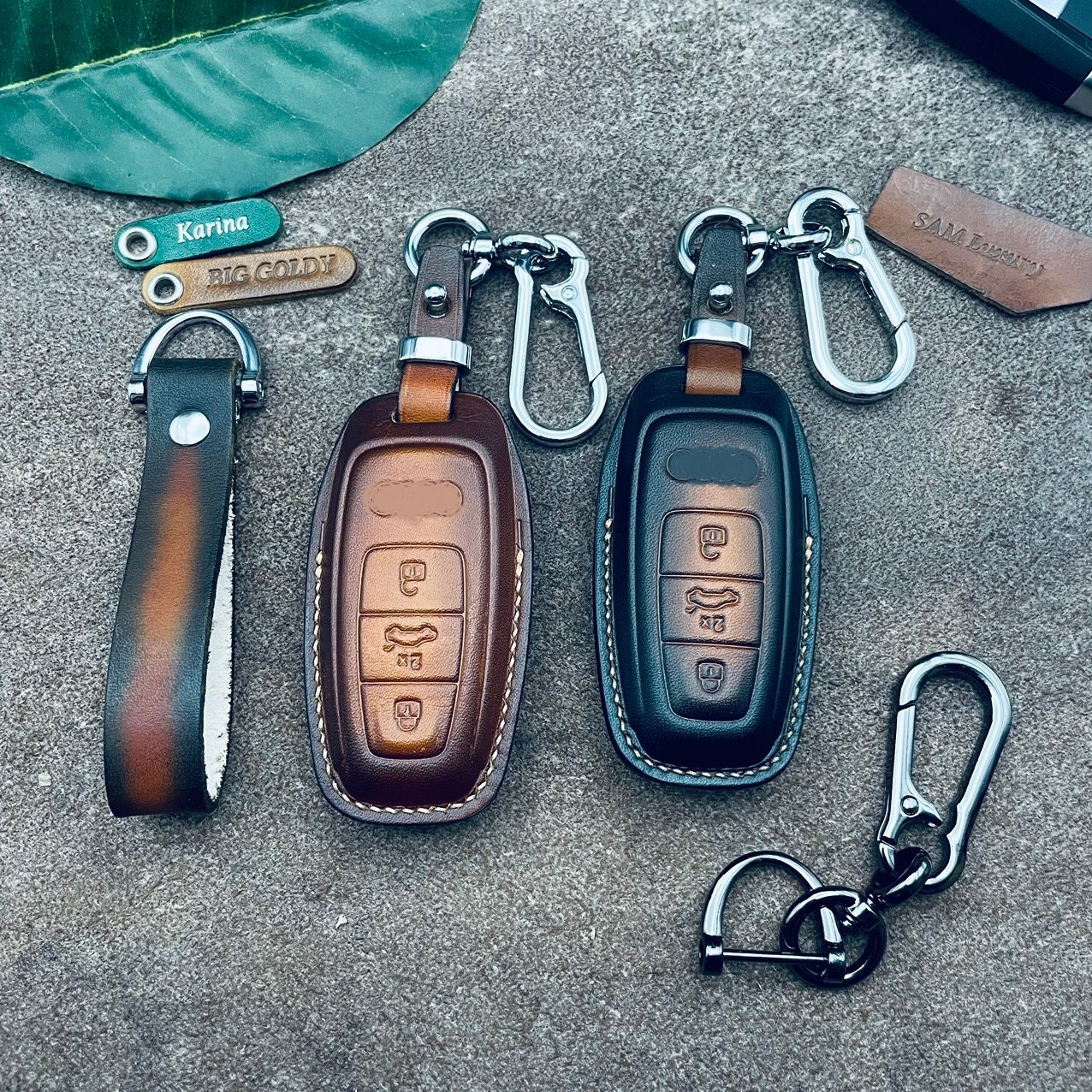 Cover Custodia Chiave Auto Per Audi A8 A1 A3 A4 A5 A6 A7 Quattro Q3 Q5 Q7 R8 Allroad C5 C6 Tt S3 S5 S6 S4 Rs5 Rs6 - Foto 3