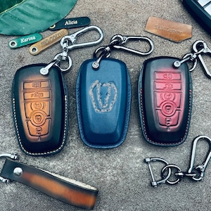 Cover For Mustangs Dark Horse Mach coyote E Mach1 Gt 500 350 Super Snake 2024 Key Fob Cover Case Keychain Remote Holder Keyless Protect
