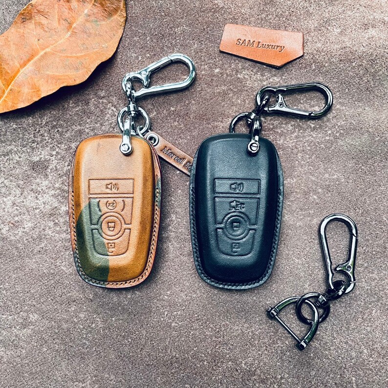 Cover for Broncos Mustang Bronco Sport Raptor Leather Key Fob Etsy