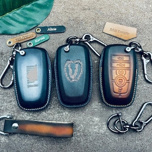 Cover For Super Snake Mach e Shellby Mustangs Gt Gt500 GTI gt350 Leather Key Fob Cover Case Remote Keyless Holder Accessories Keychain