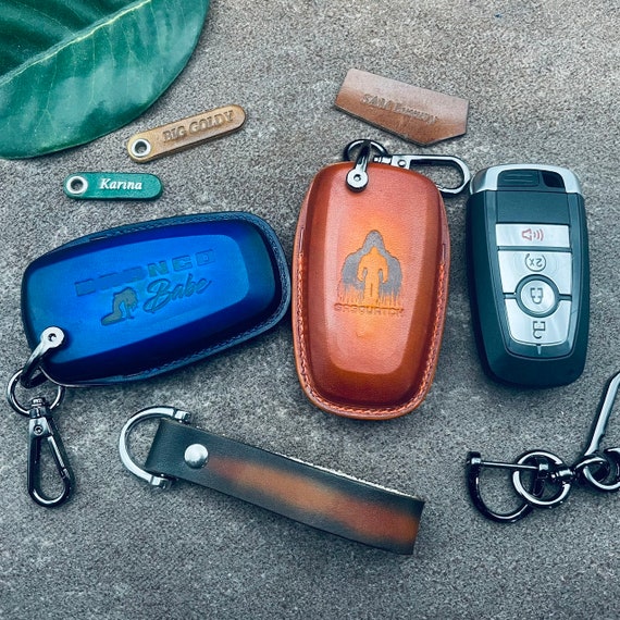 Key Cover For Bronco Keychain Bronco Sport 2023 2024 Key Fob Cover Case Leather Keyless Remote Holder keychain Accessories Key ring Gift
