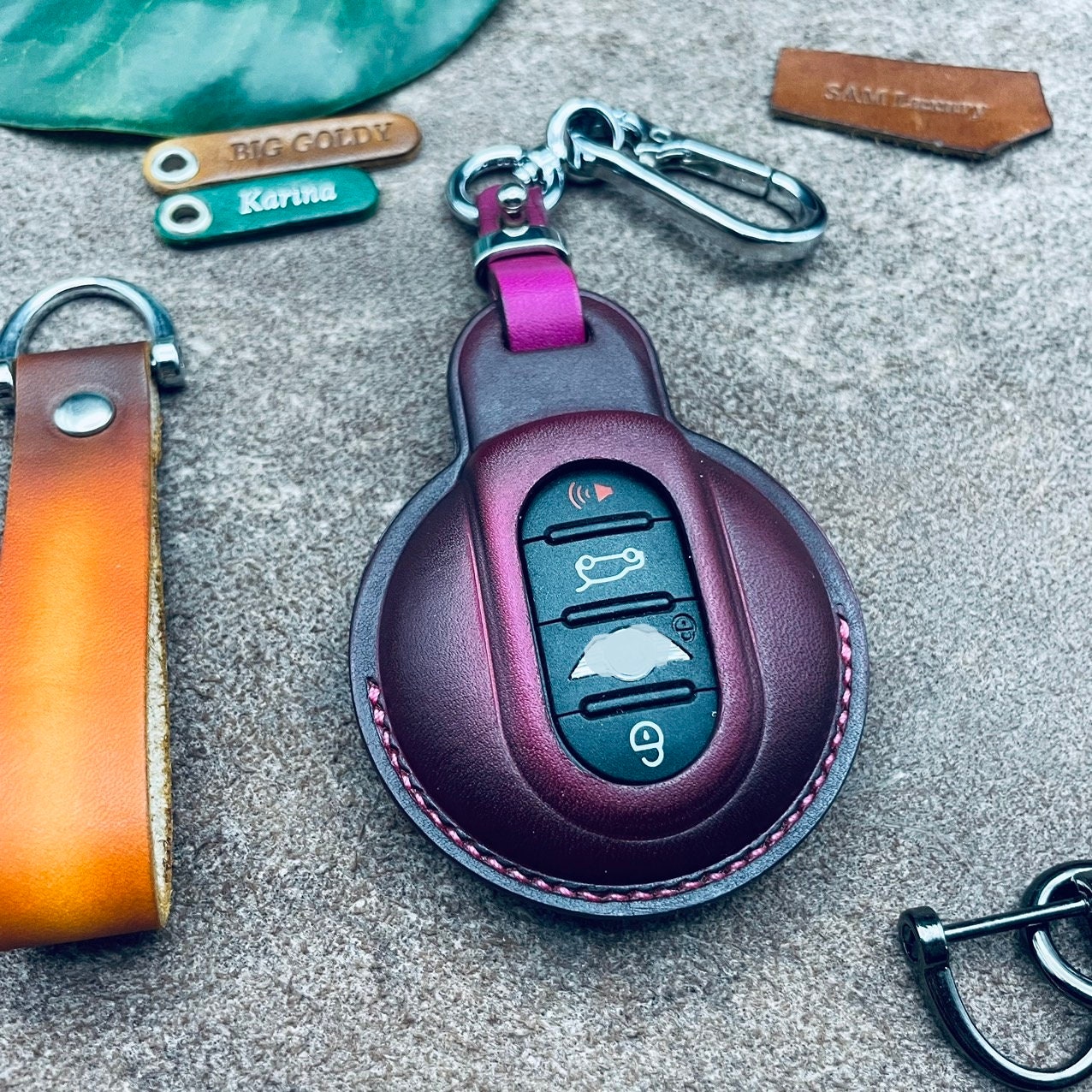 Shell Fob TPU Auto Schlüssel Fall Abdeckung Keychain Für BMW Mini COOPERS  EINE JCW S Roadster