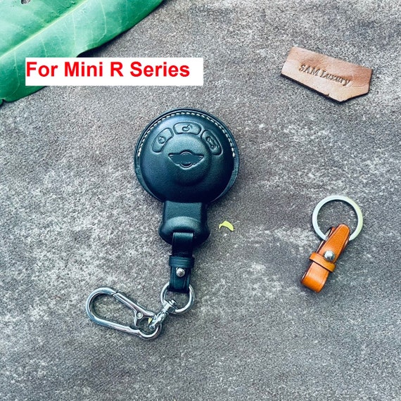 Für Mini R56 R57 R58 R60 R61 Leder Schlüsselanhänger Abdeckung